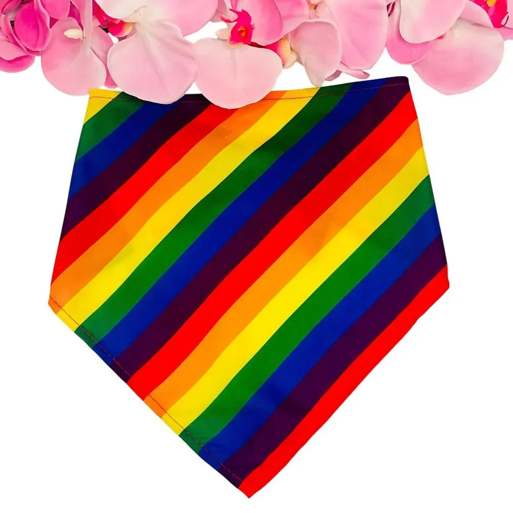Rainbow Dog Bandana Pride Pet Bandana